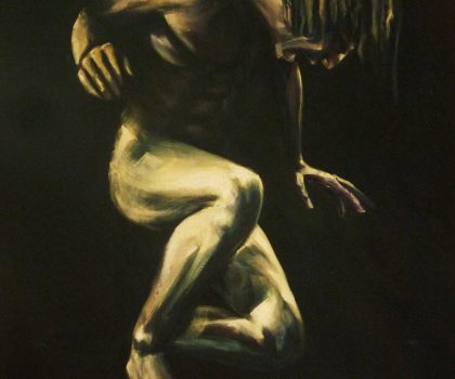 schiavo morente in uno spazio negato