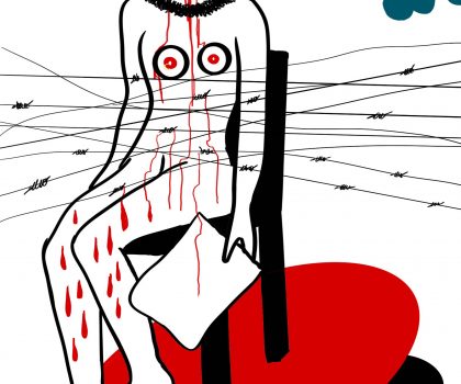 Col cuore in gola e un foglio bianco