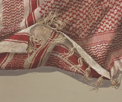 corpo tessuto _ Kefiah rossa