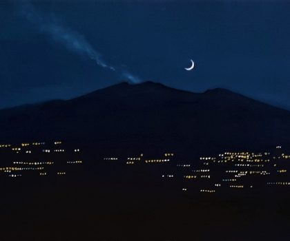 Etna, spettacolo notturno