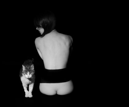 The Girl and The Cat