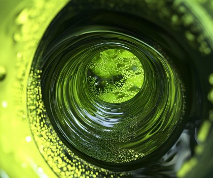 Vortice Loto verde & pioggia