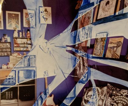 Frantumazione ( stanza in blu)