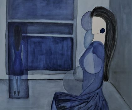 Blue Women with Rothko