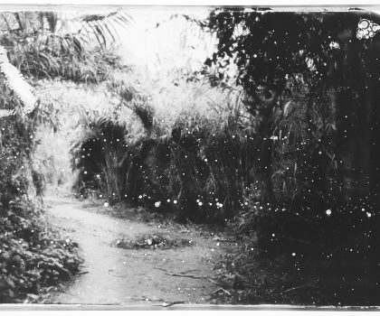 senza titolo n.46 su vetro dalla serie  di-vento