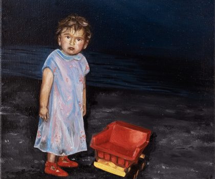 Childhood self-portrait