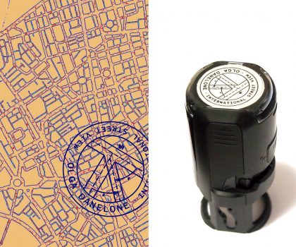 In transit, mappa e timbro approvazione