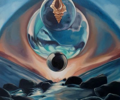 Rimango pietra calante sul buio