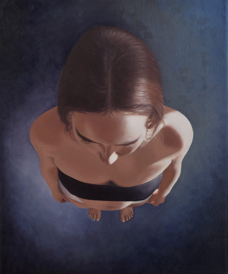 Self-portrait from above