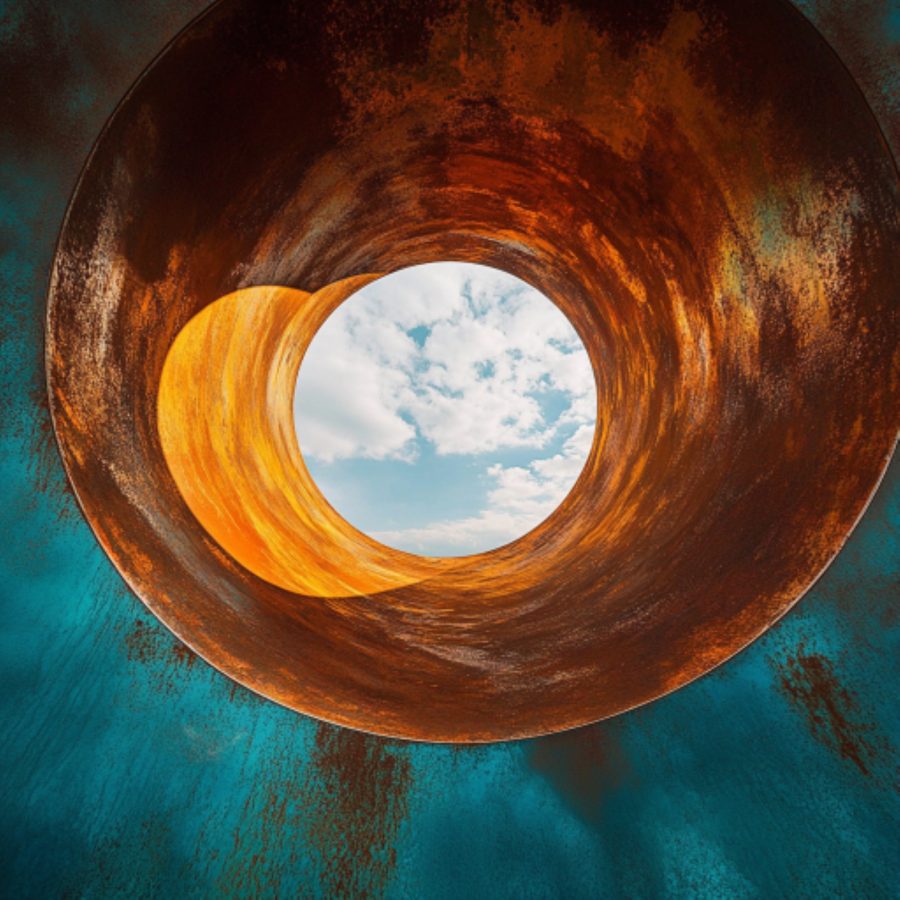 Vortice di ruggine memorie del tempo