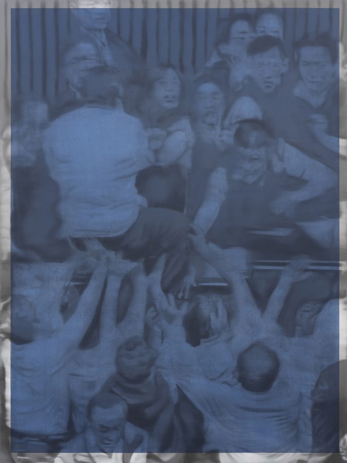 Hands of parliament, Taipei (payne grey)