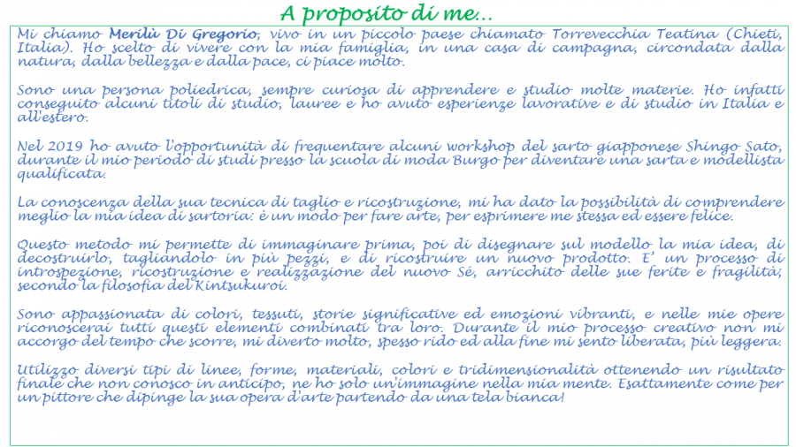 A proposito di me…