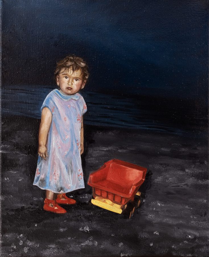 Childhood self-portrait