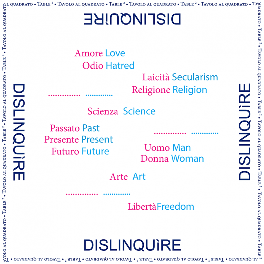 Tavolo al Quadrato, dislinquìre