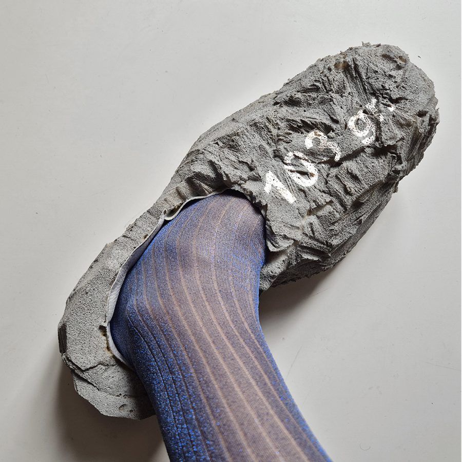 “In my cement shoes” series