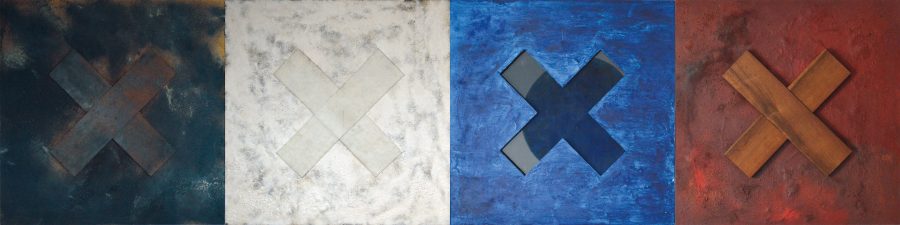 X per … (grigio, bianco, blu, rosso)