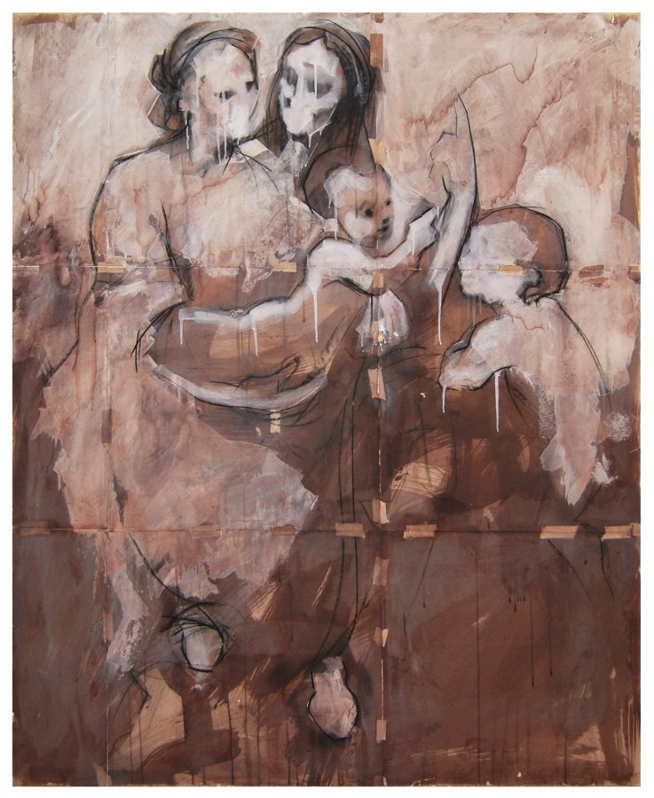 Madonna, sant’Anna,  il Bambino e san Giovannino