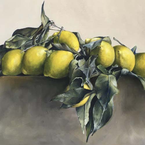 Composizione con limoni - Costanza Alvarez de Castro