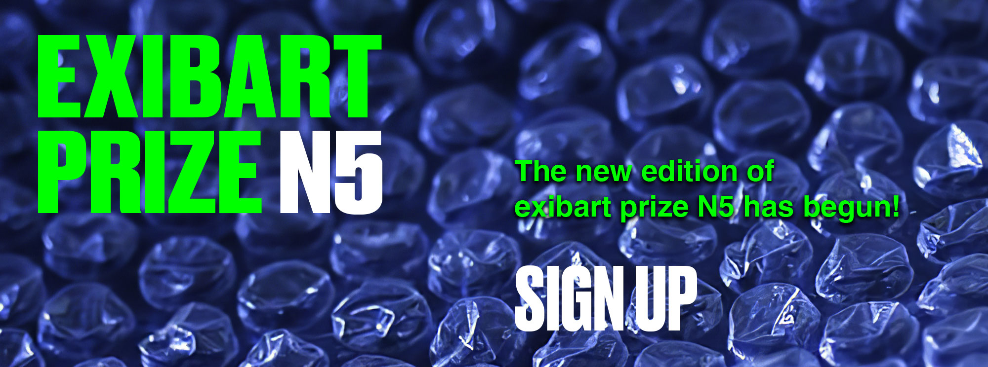 Sign up for the exibart prize N5